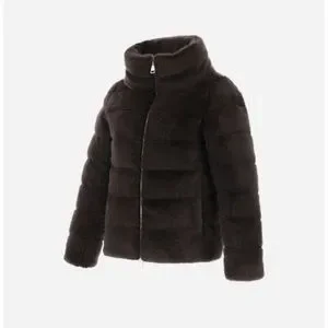 Herno | Jackets & Coats | Herno Brown Lady Cape Fauxfur Down